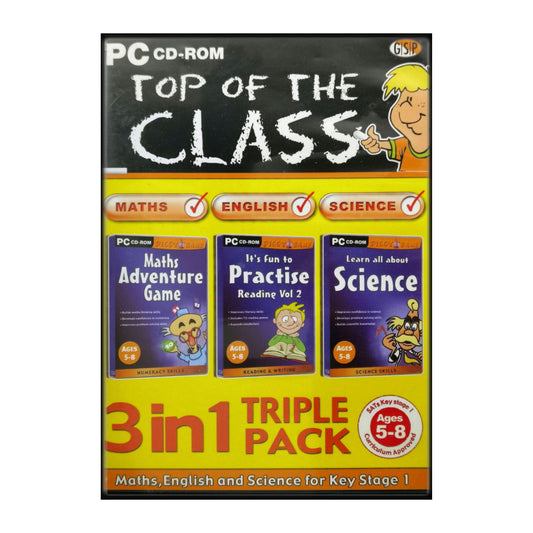 Top Of The Class: 3In1 Math English Science