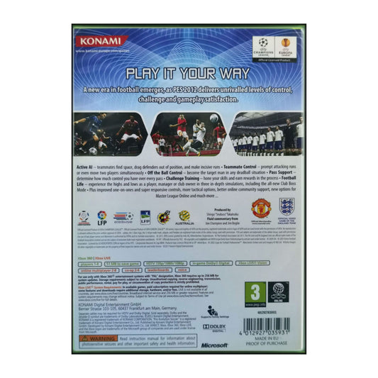 Pro Evolution Soccer 2012 | PES 2012