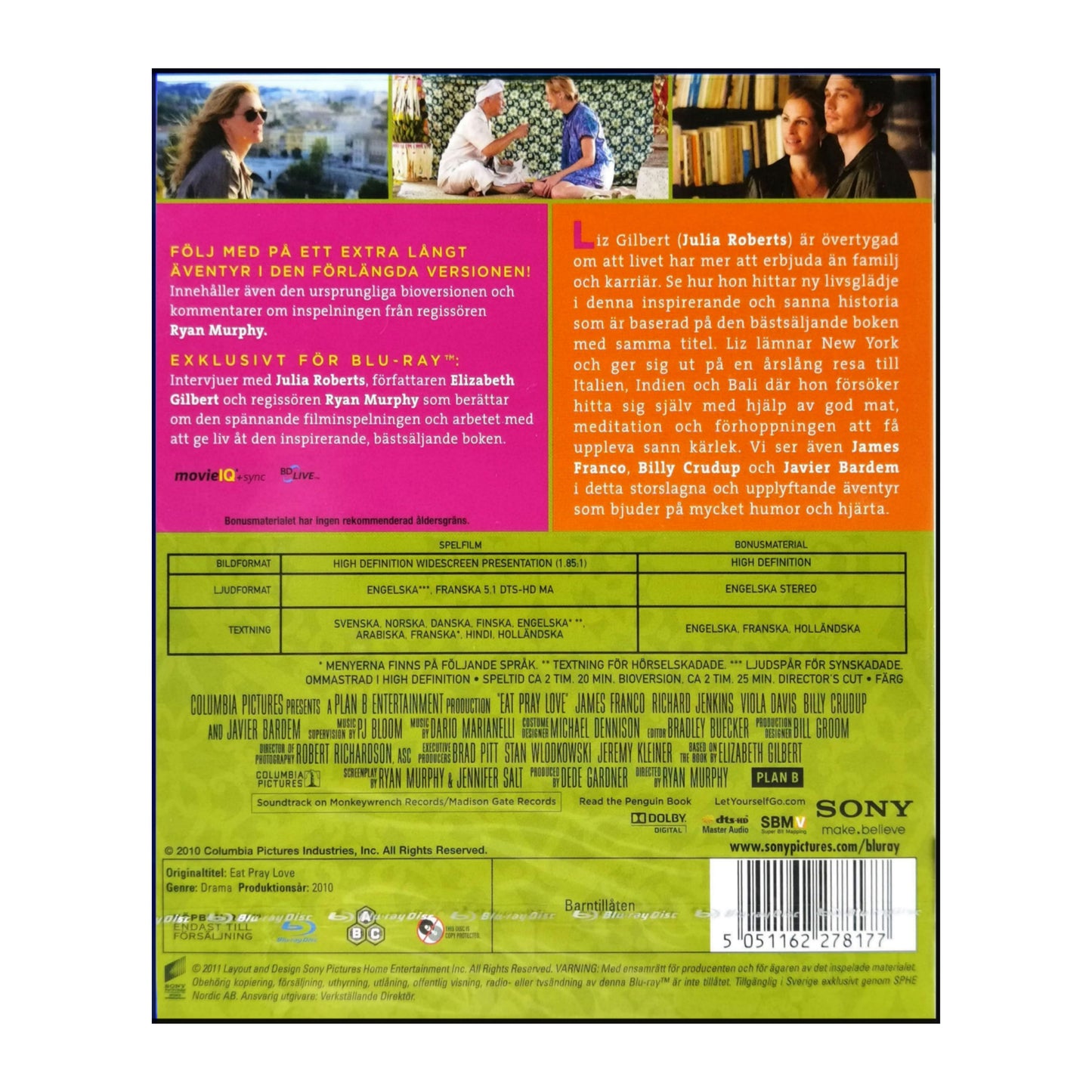 Eat Pray Love | Lyckan Kärleken Och Meningen Med Livet