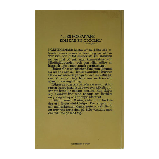 Jim Harrison: Höstlegender