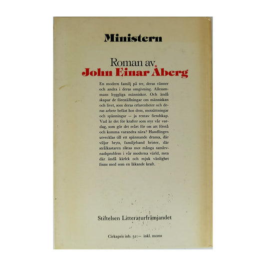 John Einar Åberg: Ministern