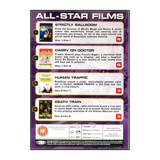 4 DVD Movies: All-Star Films