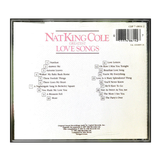 Nat King Cole: Greatest Love Songs