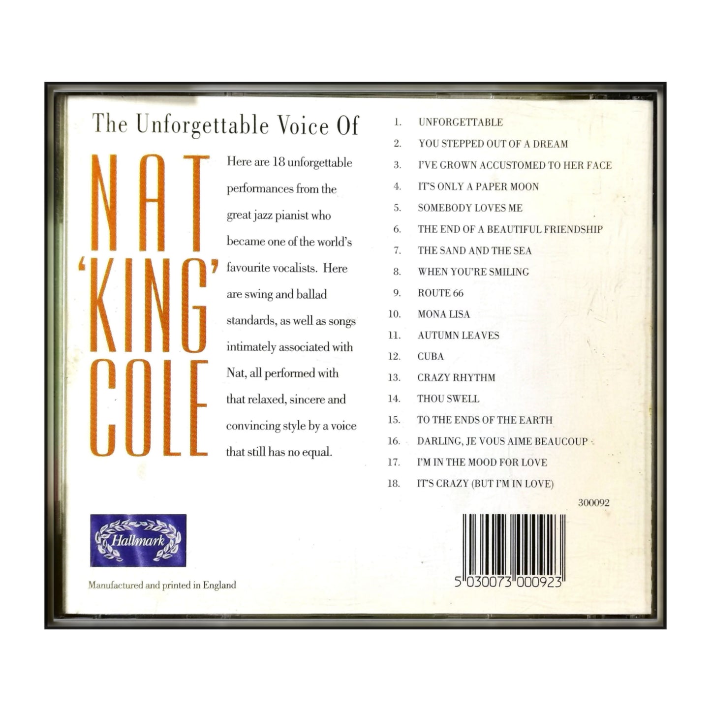 Nat King Cole: The Unforgettable Voice