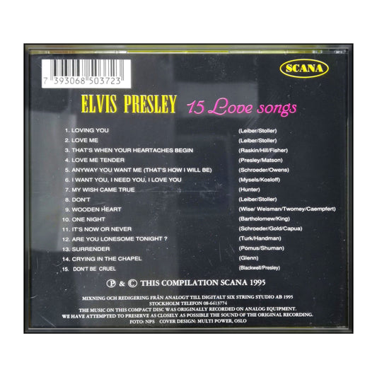 Elvis Presley: 15 Love Songs