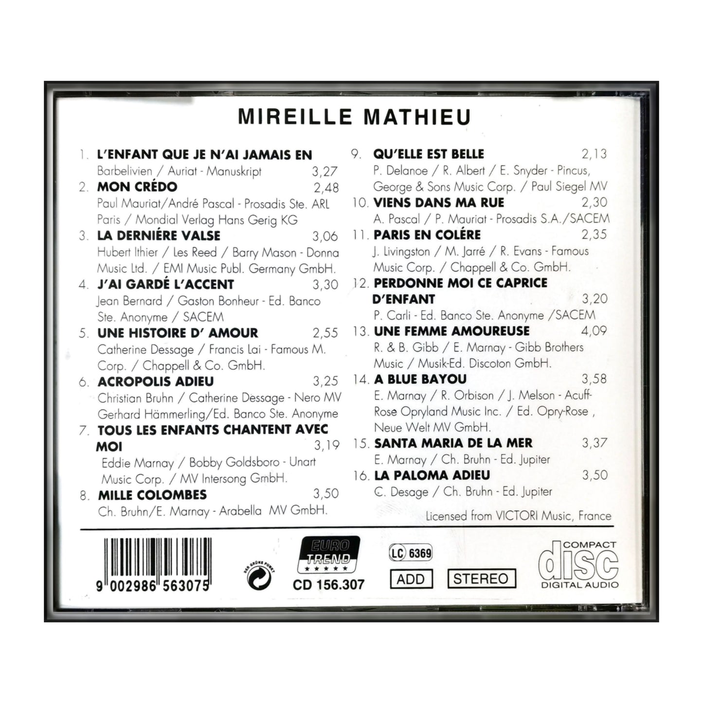 Mireille Mathieu: Acropolis Adieu