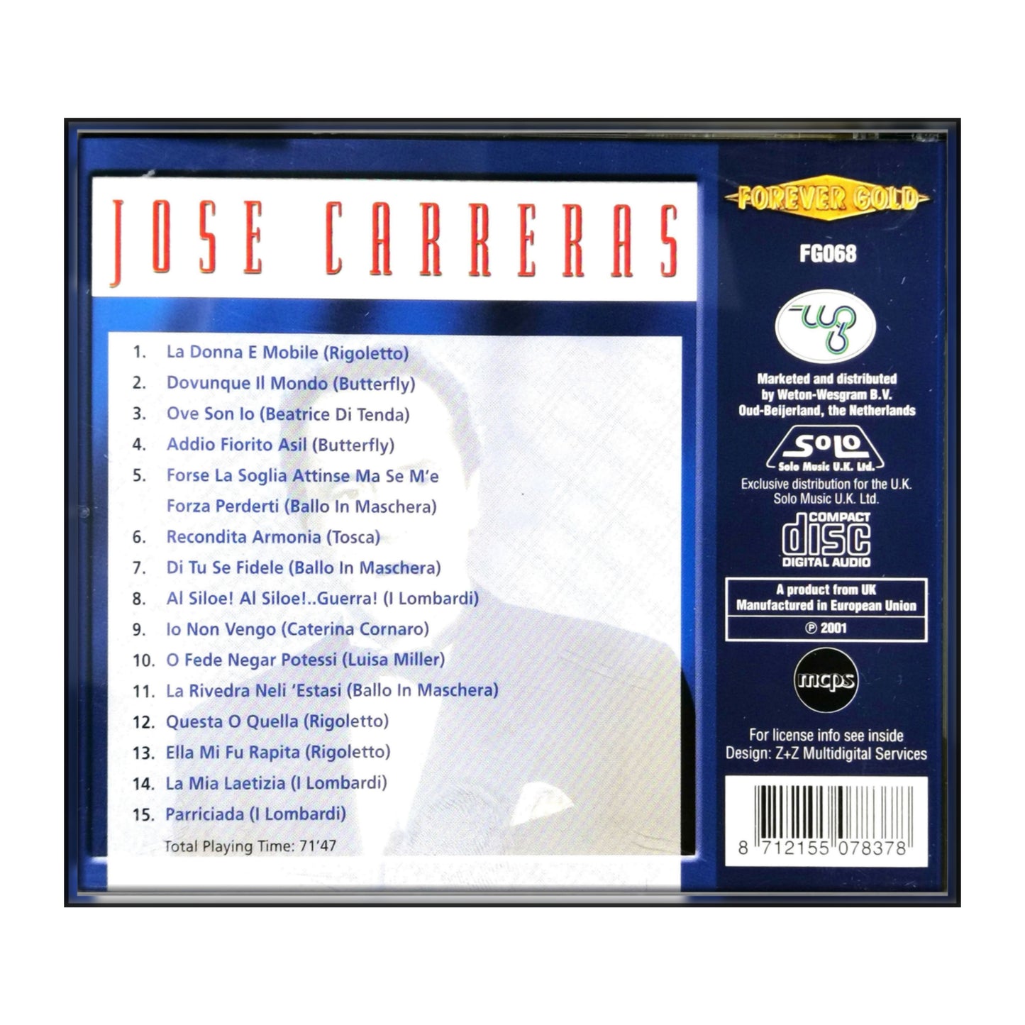 José Carreras: La Donna È Mobile