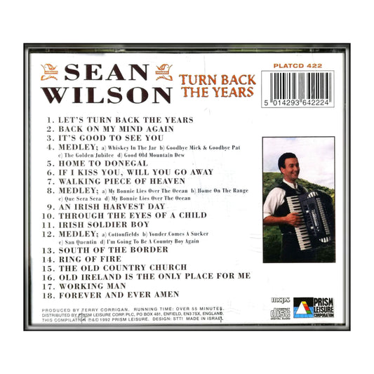 Sean Wilson: Turn Back The Years