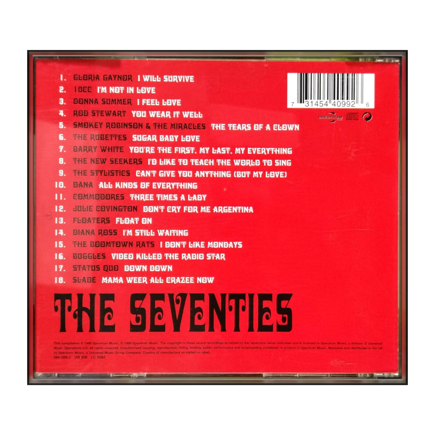 No.1S Of The Seventies