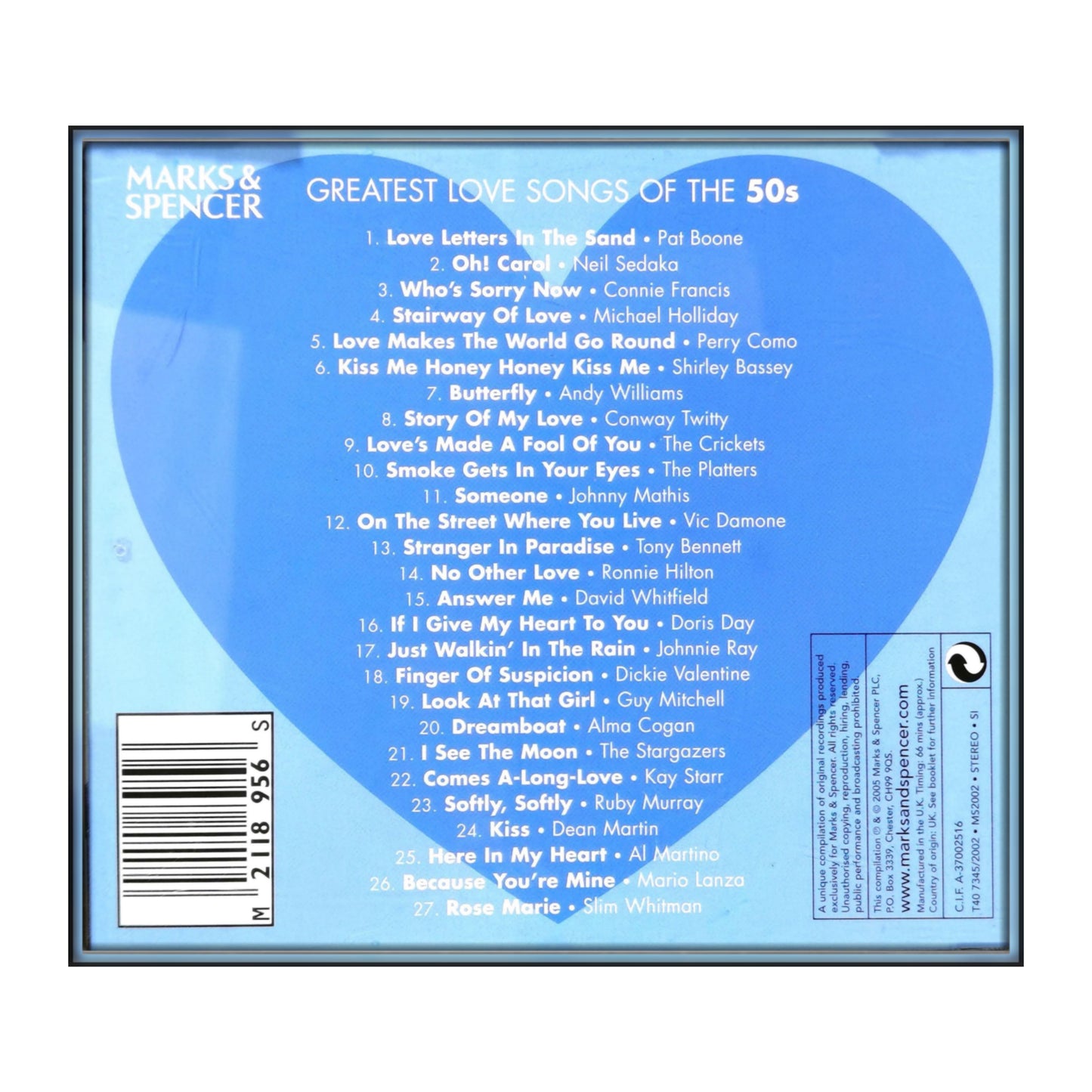 Love Songs Of The 50S