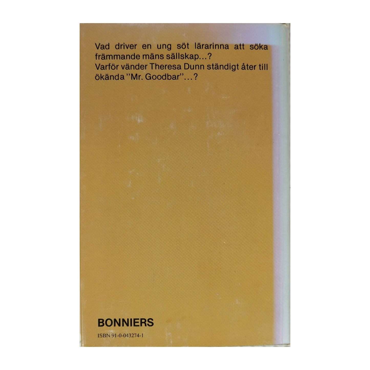 Judith Rossner: Var Finns Mr. Goodbar