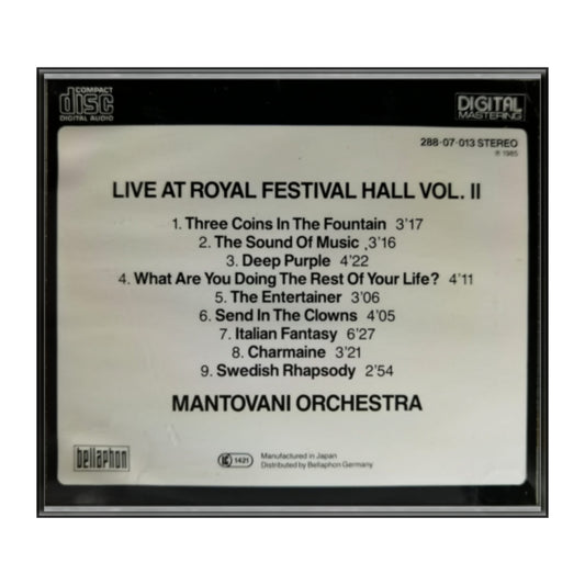 Mantovani Orchestra: Live At Royal Festival Hall 2