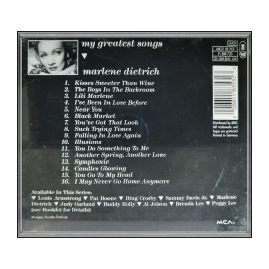 Marlene Dietrich: My Greatest Songs