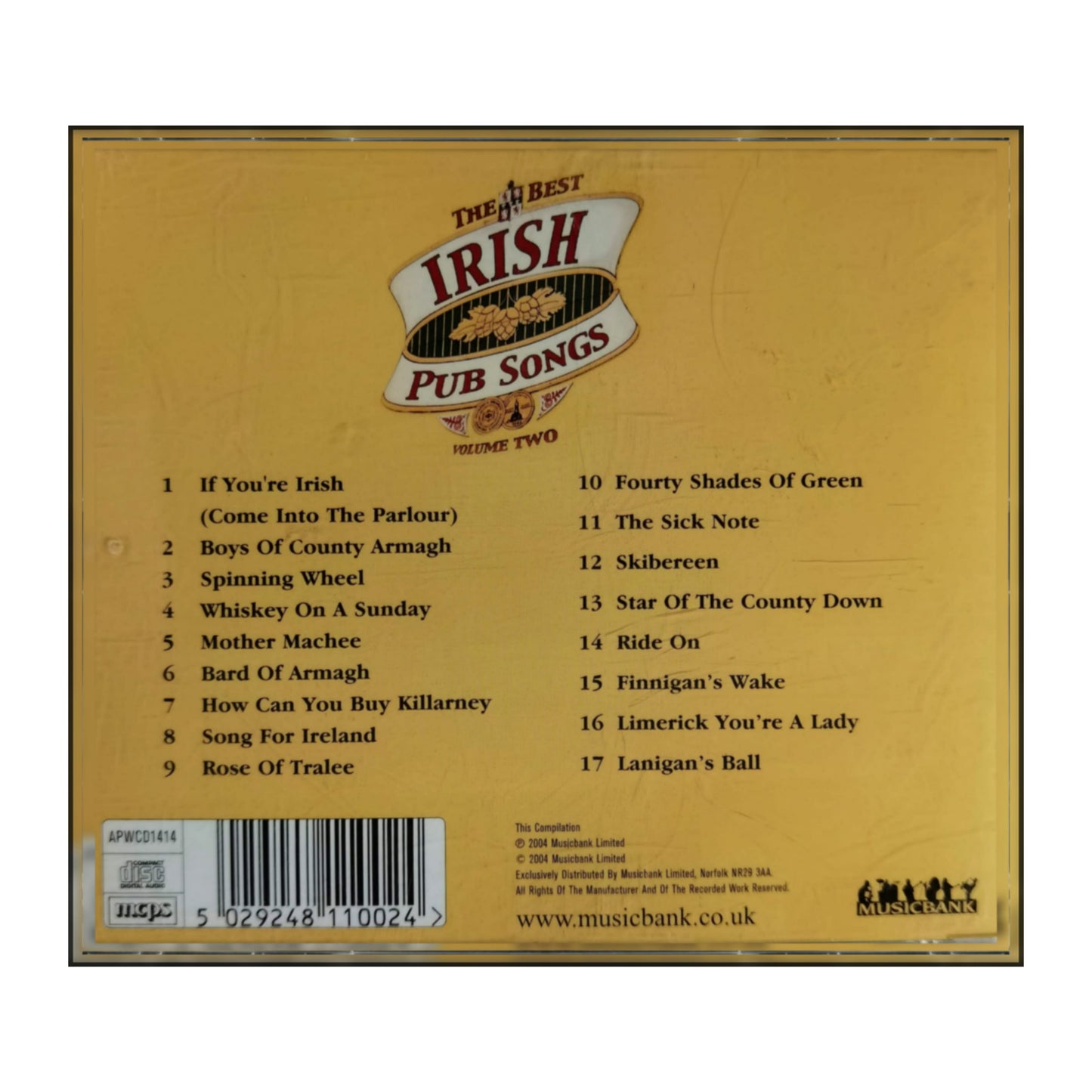 Best Of Irish Pub Songs 2