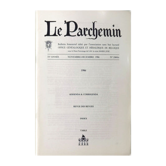 Le Parchemin 1986 No 246 Extra