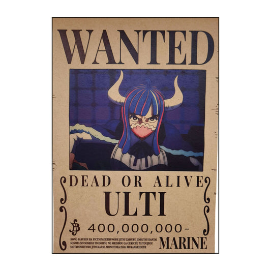 One Piece: Wanted Poster Ulti 400000000 (420mm x 285mm)