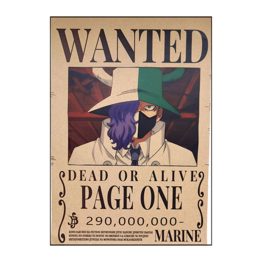 One Piece: Wanted Poster Page One 290000000 (420mm x 285mm)
