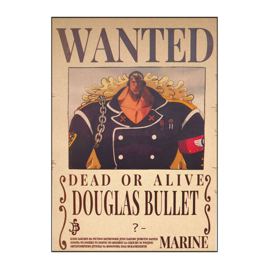 One Piece: Wanted Poster Douglas Bullet ? (420mm x 285mm)