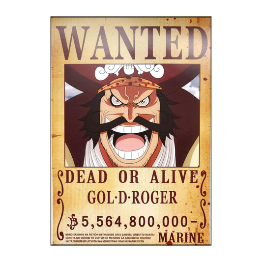One Piece: Wanted Poster Gol D. Roger 5564800000 (ART2) (420mm x 285mm)