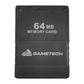 PlayStation 2: Memory Card (64MB) PS2 Gameteck