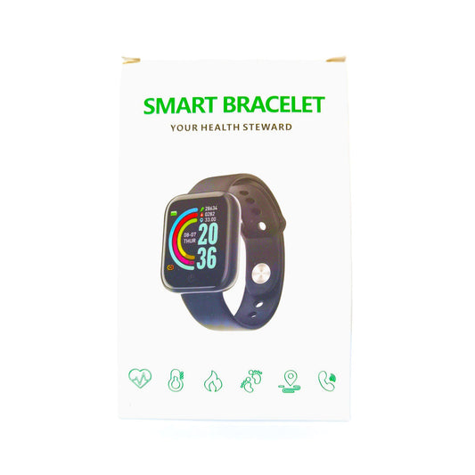 Watch: Smart Bracelet (Silver-White)