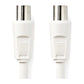 RF 75 ohm (M) To (F) (2.4M) (White)