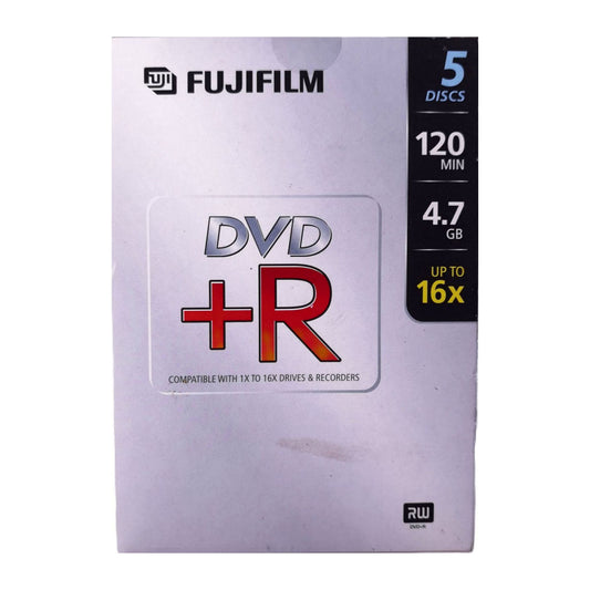 DVD+R (4.7GB) ( x5 ) Fujifilm