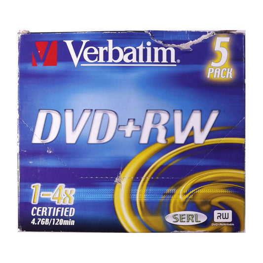 DVD+RW (4.7GB) ( x5 ) Verbatim