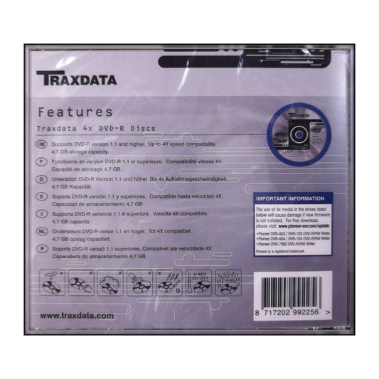 DVD-R (4.7GB) Traxdata