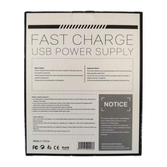 Power Bank - USB Power Supply (Red)