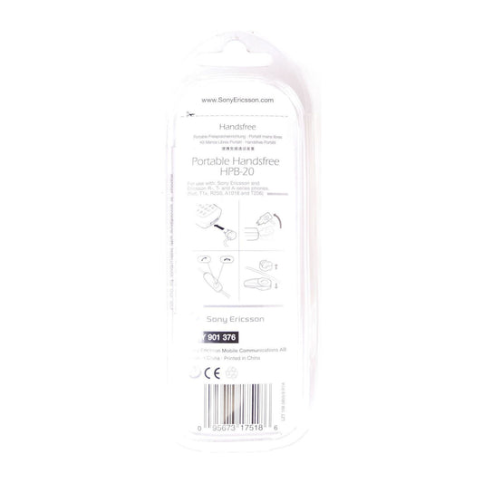Sony Ericsson: Headphones HPB-20