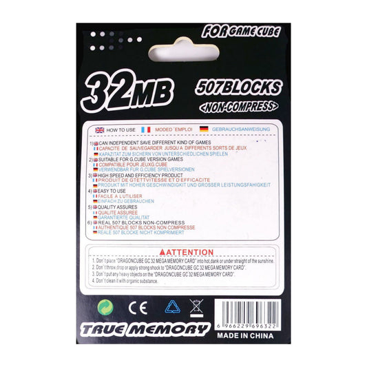 Nintendo GC: Memory Card (32MB) (Black)