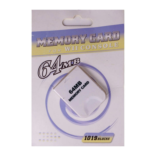 Nintendo WII: Memory Card (64MB) WHITE