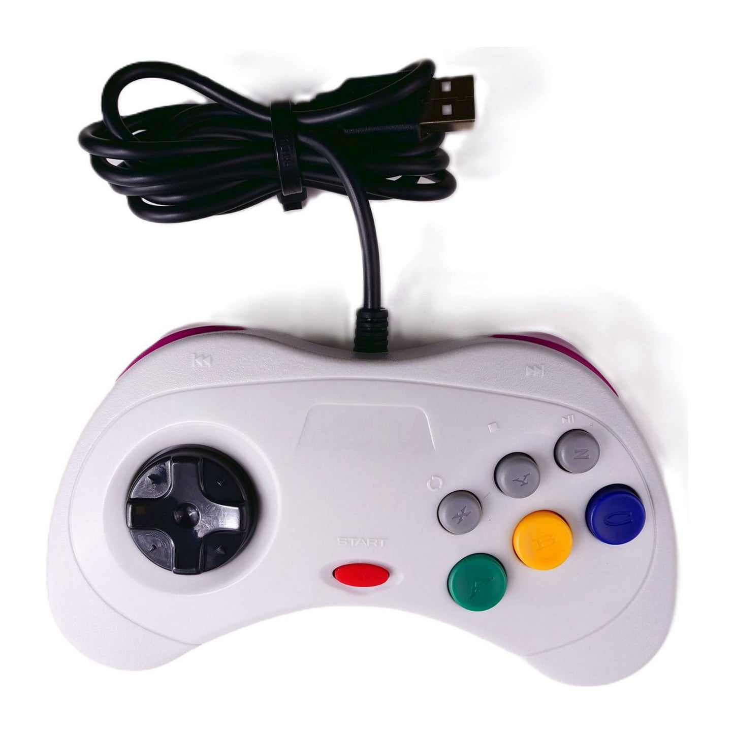 Sega Saturn: Controller Wired USB (White)