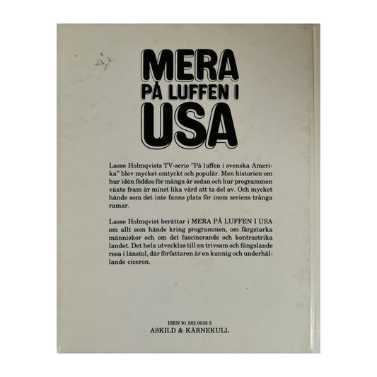 Lasse Holmqvist: Mera På Luffen I Usa