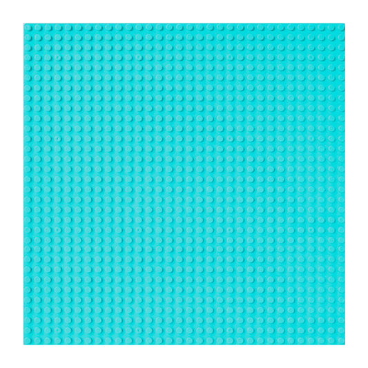 Building Blocks Plate (25cm) (Blue Light)