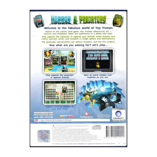 Top Trumps Adventures 1 Horror & Predators