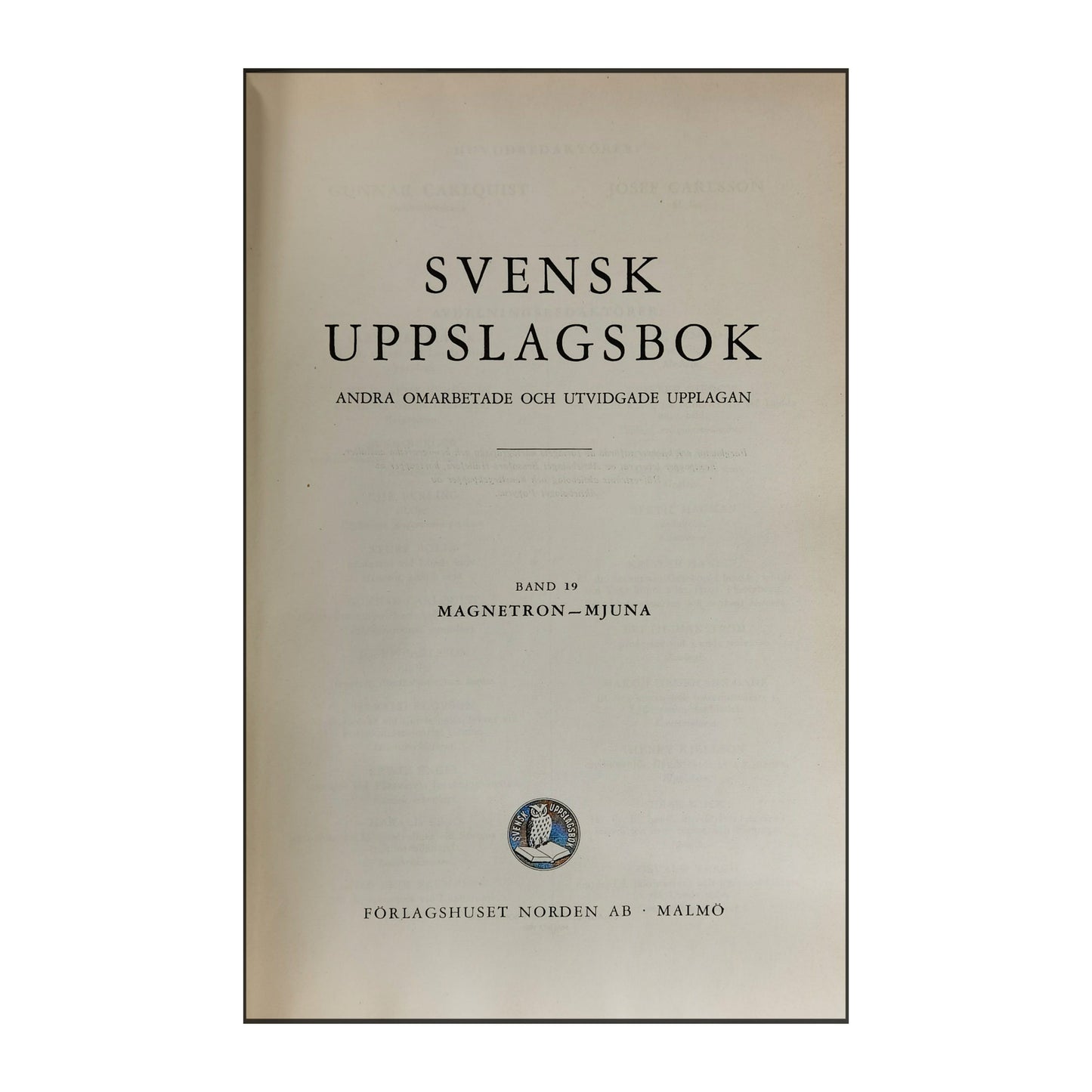 Svensk Uppslagsbok 19