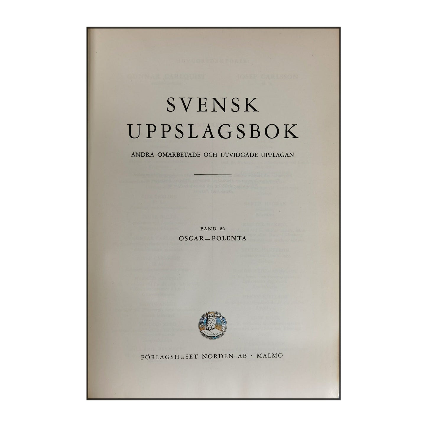 Svensk Uppslagsbok 22