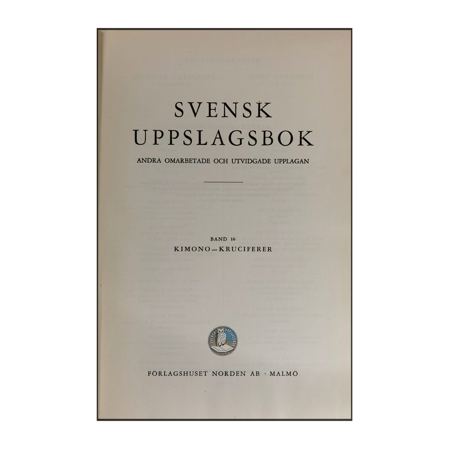 Svensk Uppslagsbok 16