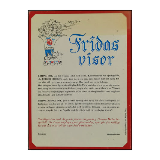 Birger Sjöberg: Fridas Visor