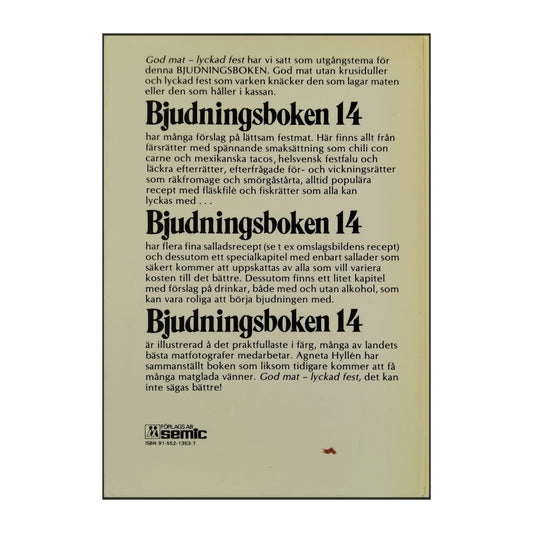 Bjudningsboken God Mat Lyckad Fest