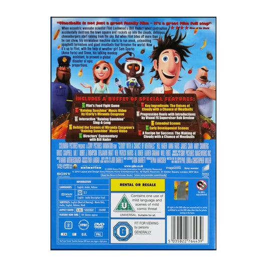 Cloudy With A Chance Of Meatballs