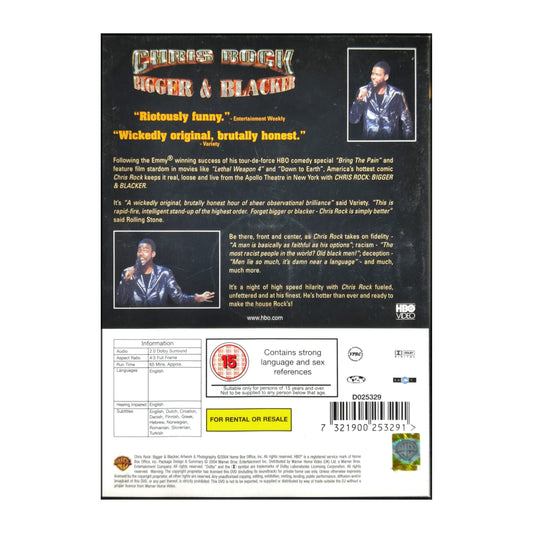 Chris Rock: Bigger & Blacker