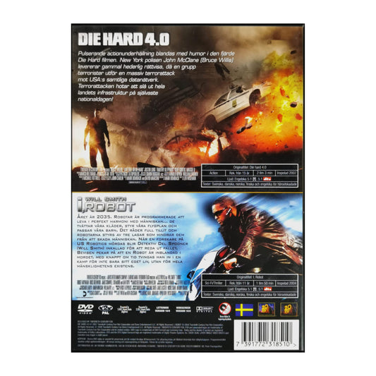 Die Hard 4.0 + I Robot