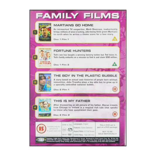 4 Great Dvd Movies Family Films
