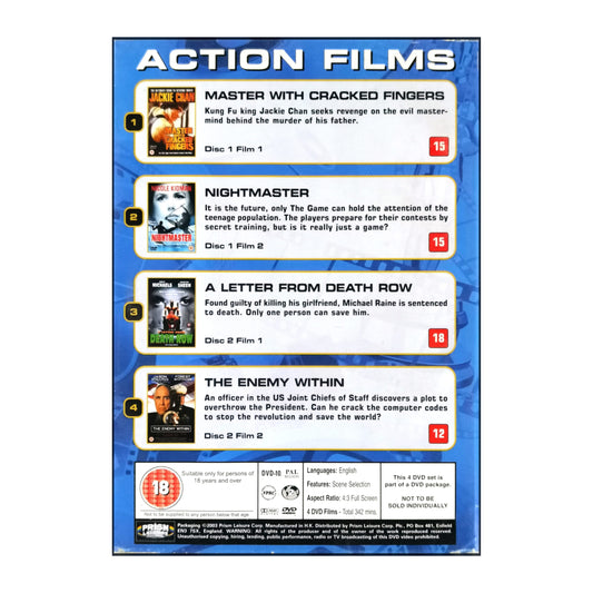 4 Great Dvd Movies Action Films