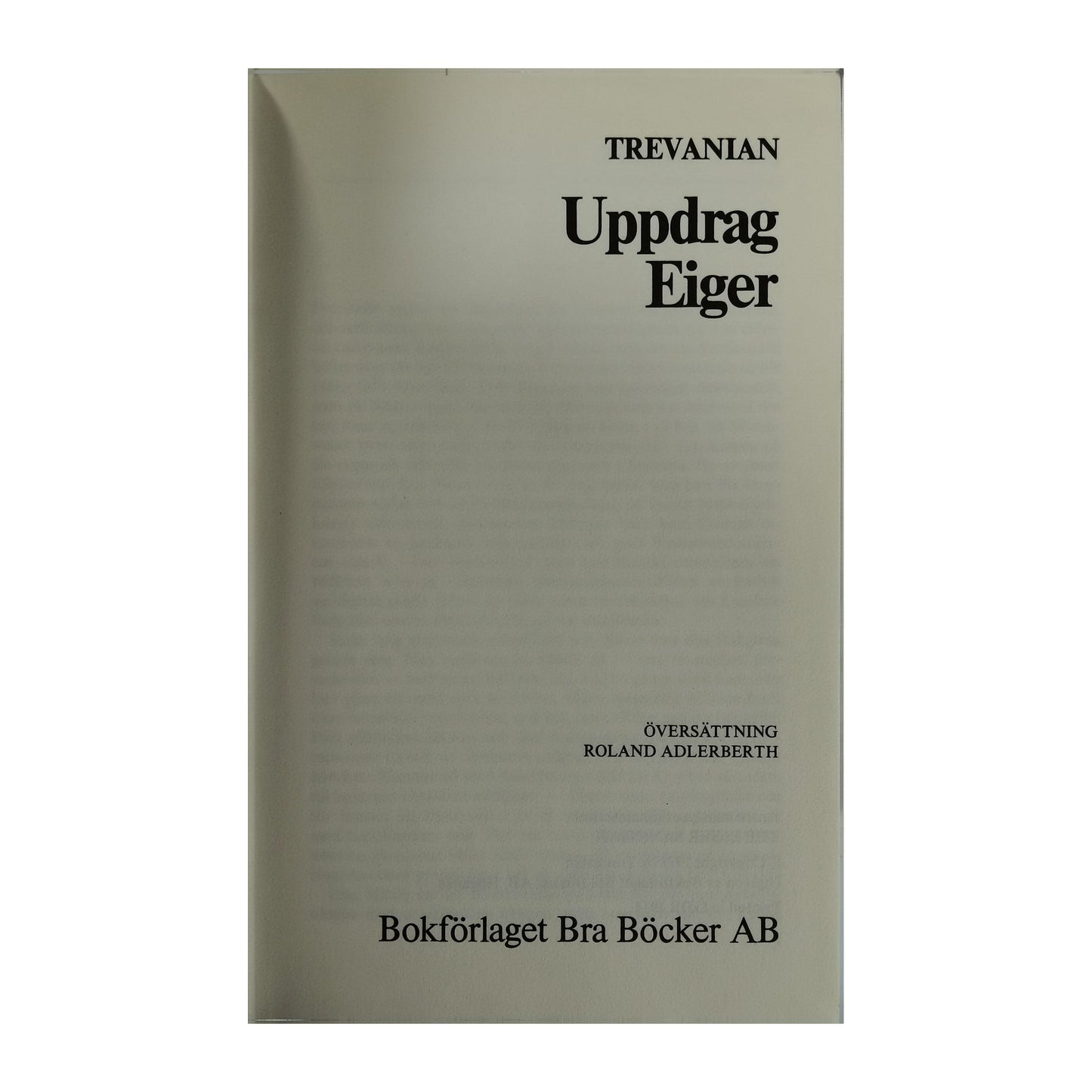Trevanian: Uppdrag Eiger