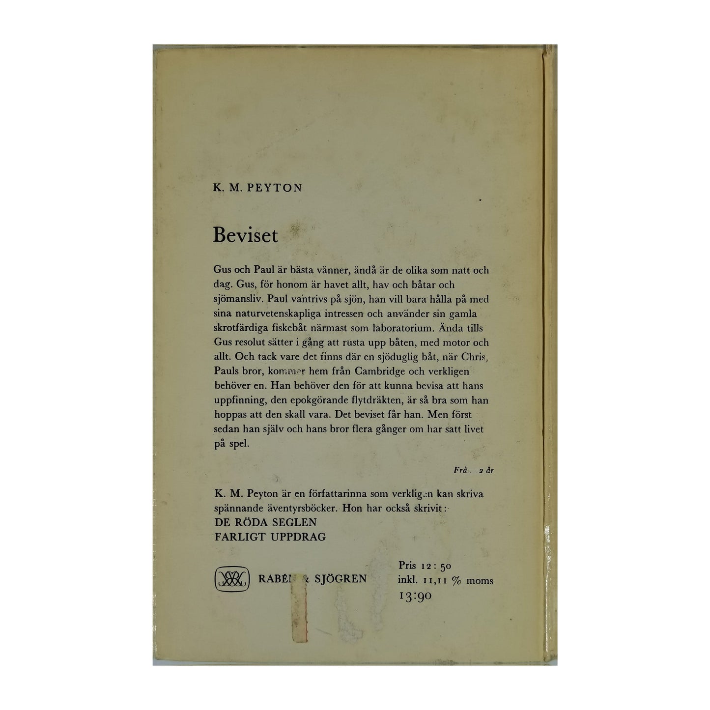 K.M. Peyton: Beviset