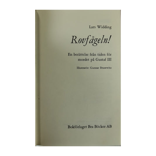 Lars Widding: Rovfågeln